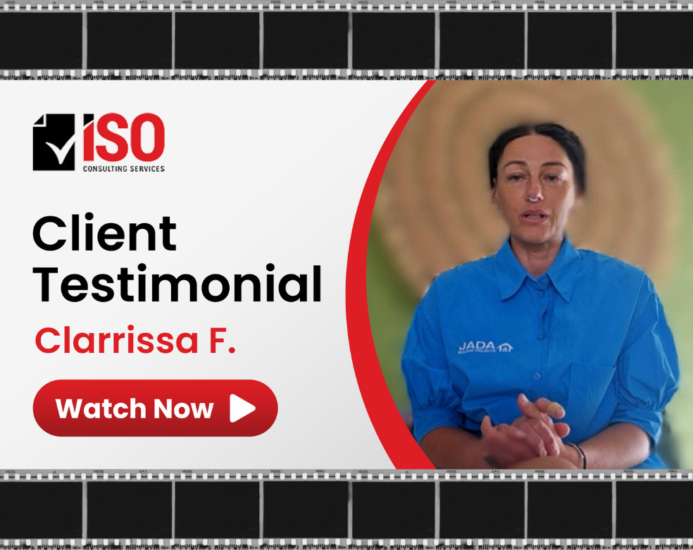 ISO Consulting Service – Clarrissa J.